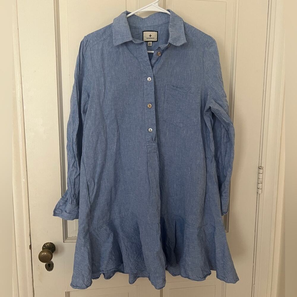 Tuckernuck Chambray Callahan Shirt Dress - medium - Picture 3 of 8